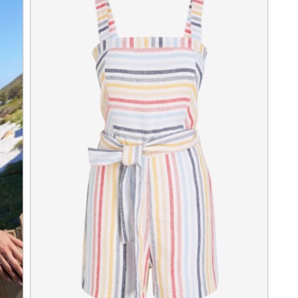 NEXT LINEN BLEND PLAYSUIT